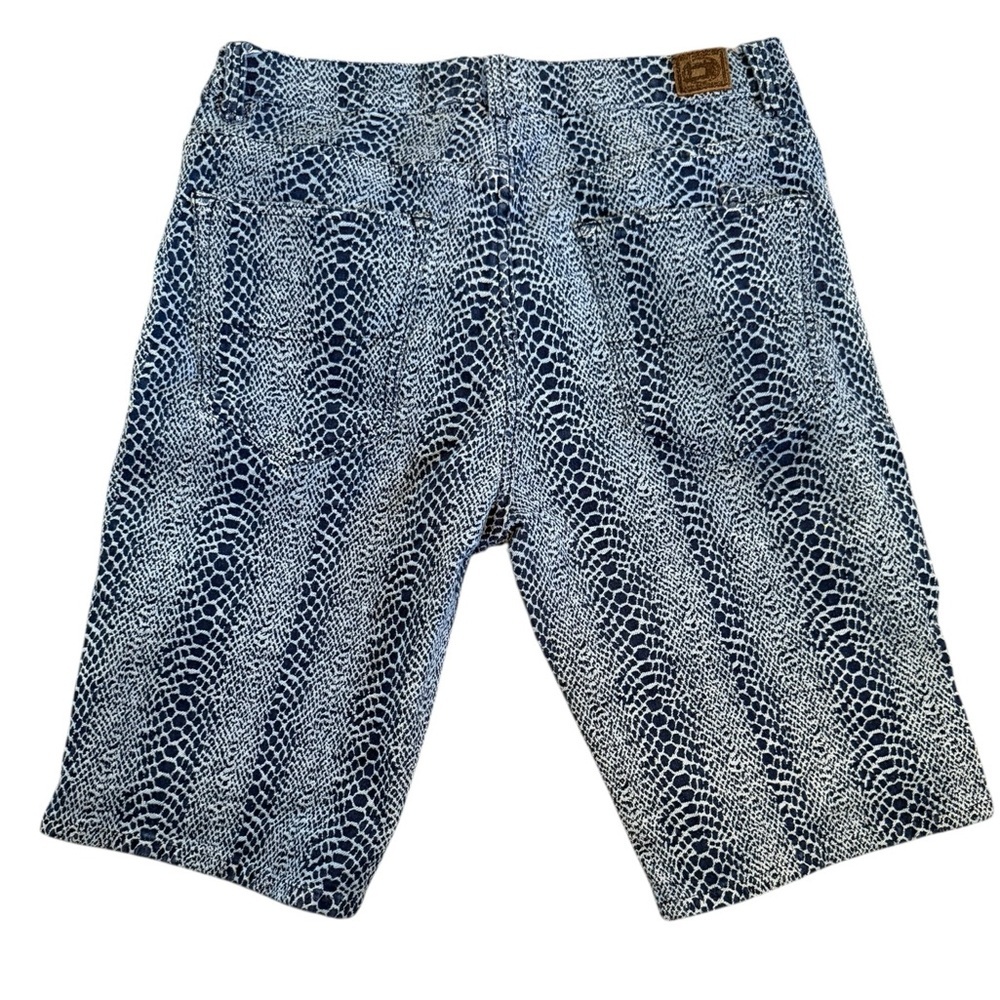 Men’s Decibel snakeskin print stretchy denim shorts EUC Size 36 - Picture 5 of 10